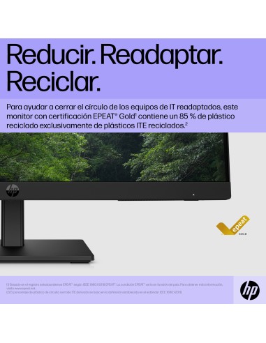 P22h G5 pantalla para PC 54,6 cm (21.5") 1920 x 1080 Pixeles Full HD Negro