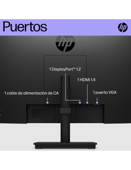P22h G5 pantalla para PC 54,6 cm (21.5") 1920 x 1080 Pixeles Full HD Negro