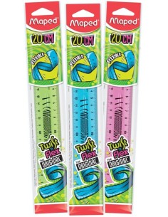 REGLA FLEXILE 20 CM TWIST N FLEX MAPED