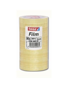 57388-00001-00 cinta adhesiva 66 m Transparente 10 pieza(s)