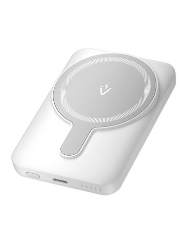 FHSW0 batería externa 5000 mAh Cargador inalámbrico Blanco