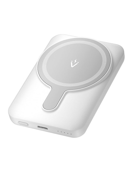 FHSW0 batería externa 5000 mAh Cargador inalámbrico Blanco