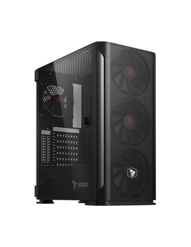 SHADOW X2 carcasa de ordenador Midi Tower Negro