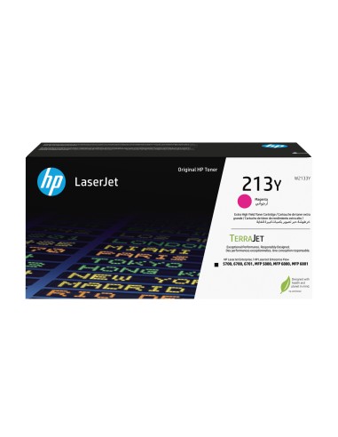 Cartucho de tóner Original LaserJet 213Y de capacidad superior magenta