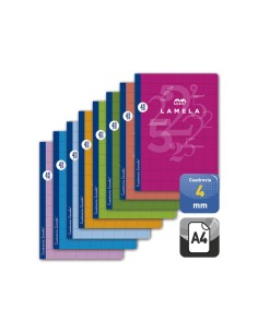 LMA LIBRETA CUADROV. A4 50H. 4MM 06A4004 - Pack de 10 unidades