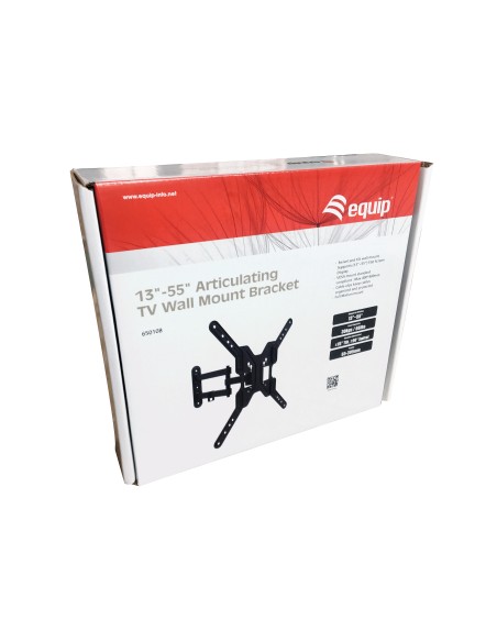 650108 soporte para TV 139,7 cm (55") Negro