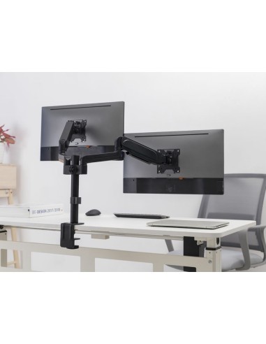 650133 soporte para monitor 81,3 cm (32") Negro Escritorio