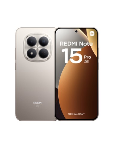 Redmi Note 15 Pro 5G 17,4 cm (6.83") SIM doble USB Tipo C 12 GB 512 GB 6580 mAh Titanio