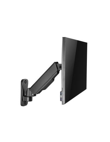 650136 soporte para monitor 81,3 cm (32") Negro Pared