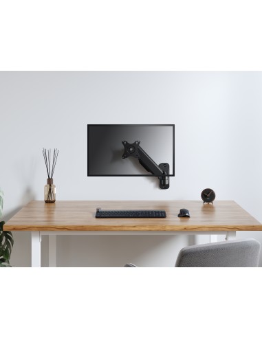 650136 soporte para monitor 81,3 cm (32") Negro Pared