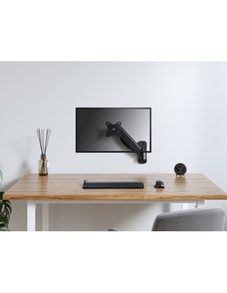 650136 soporte para monitor 81,3 cm (32") Negro Pared