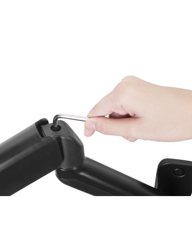 650137 soporte para monitor 81,3 cm (32") Negro Pared