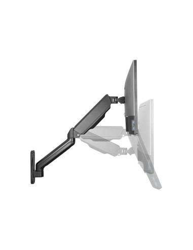 650137 soporte para monitor 81,3 cm (32") Negro Pared