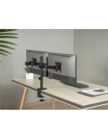 650157 soporte para monitor 81,3 cm (32") Negro Escritorio