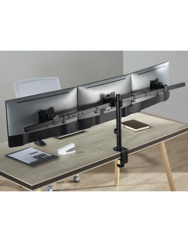 650158 soporte para monitor 81,3 cm (32") Negro Escritorio