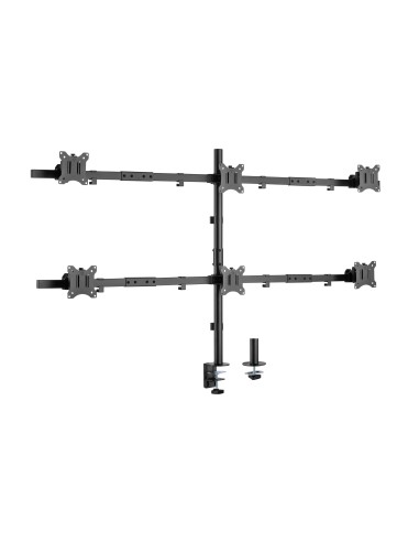 650160 soporte para monitor 81,3 cm (32") Negro Escritorio