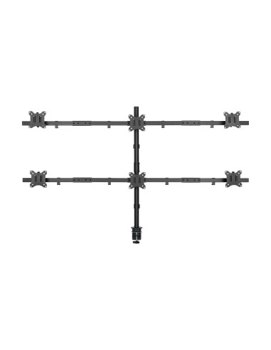 650160 soporte para monitor 81,3 cm (32") Negro Escritorio