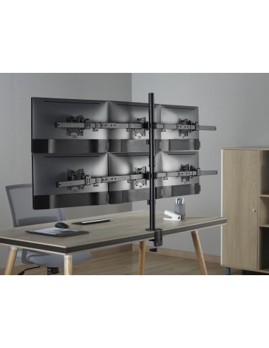 650160 soporte para monitor 81,3 cm (32") Negro Escritorio