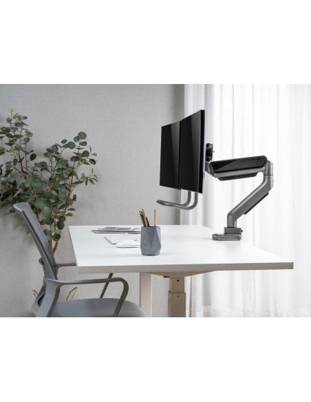 650161 soporte para monitor 81,3 cm (32") Negro Escritorio