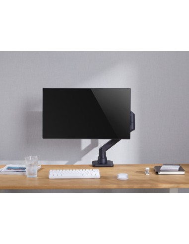 650180 soporte para monitor 124,5 cm (49") Negro Escritorio