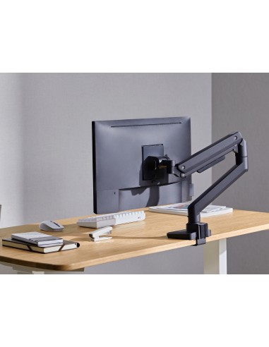 650180 soporte para monitor 124,5 cm (49") Negro Escritorio