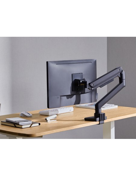 650180 soporte para monitor 124,5 cm (49") Negro Escritorio