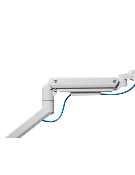 650181 soporte para monitor 124,5 cm (49") Blanco Escritorio