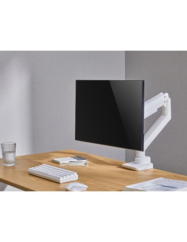 650181 soporte para monitor 124,5 cm (49") Blanco Escritorio