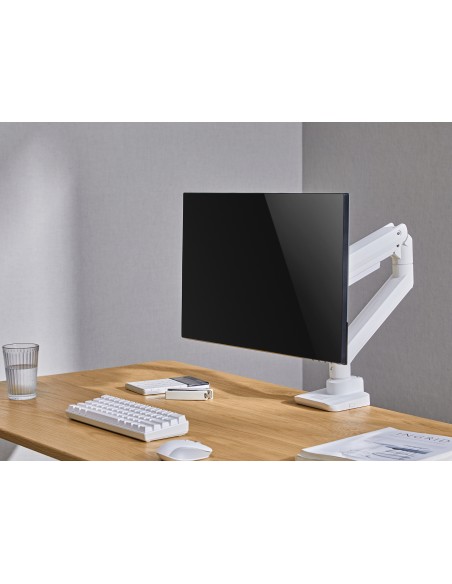 650181 soporte para monitor 124,5 cm (49") Blanco Escritorio
