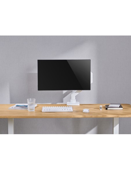 650181 soporte para monitor 124,5 cm (49") Blanco Escritorio