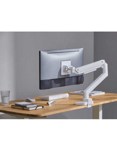 650181 soporte para monitor 124,5 cm (49") Blanco Escritorio