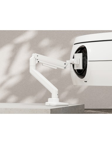 650181 soporte para monitor 124,5 cm (49") Blanco Escritorio