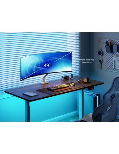 650181 soporte para monitor 124,5 cm (49") Blanco Escritorio