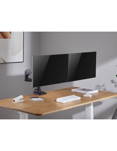 650182 soporte para monitor 88,9 cm (35") Negro Escritorio