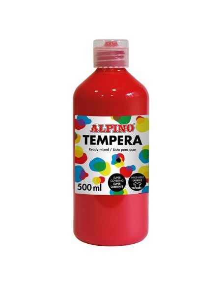 DM010174 tempera 500 ml Botella Rojo