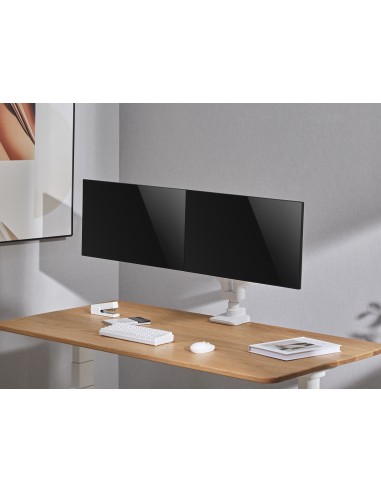 650183 soporte para monitor 88,9 cm (35") Blanco Escritorio