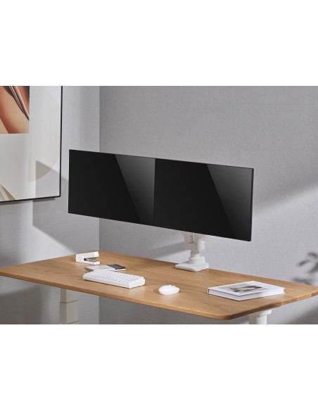 650183 soporte para monitor 88,9 cm (35") Blanco Escritorio