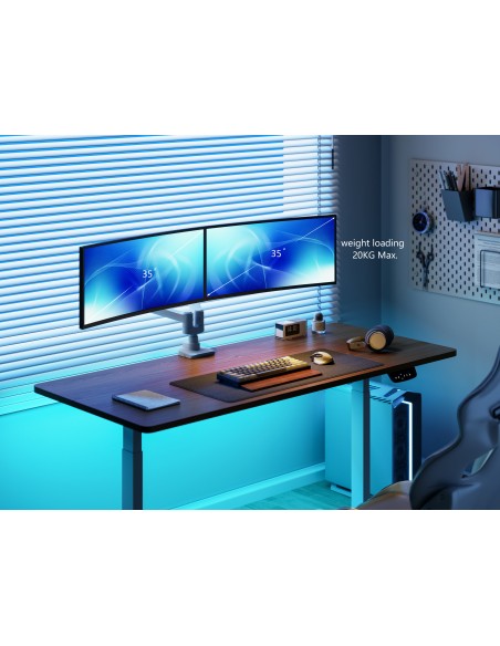 650183 soporte para monitor 88,9 cm (35") Blanco Escritorio