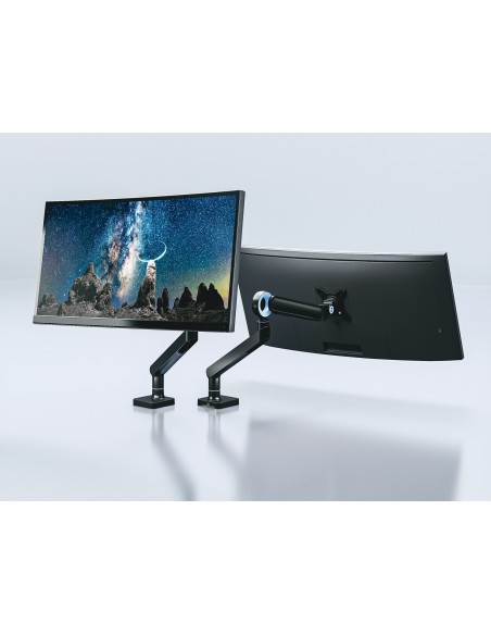 650184 soporte para monitor 88,9 cm (35") Negro Escritorio
