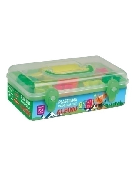 PLASTILINA ALPINO KIT 7 COL+7 HERR+RODI