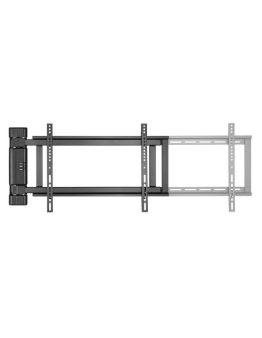 650336 soporte para monitor 190,5 cm (75") Negro