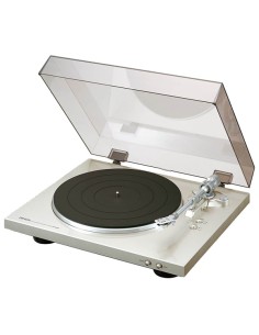 DP-300F Tocadiscos de tracción por correa Negro, Plata