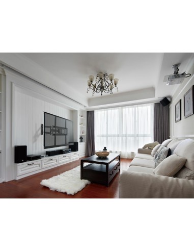 650342 soporte para TV 177,8 cm (70") Negro