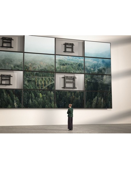 650352 soporte para monitor 177,8 cm (70") Negro