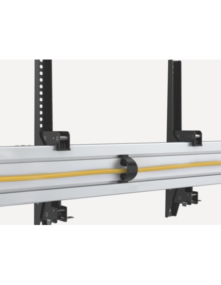 650374 soporte para TV 127 cm (50") Negro, Plata