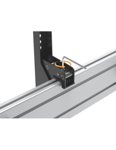 650374 soporte para TV 127 cm (50") Negro, Plata