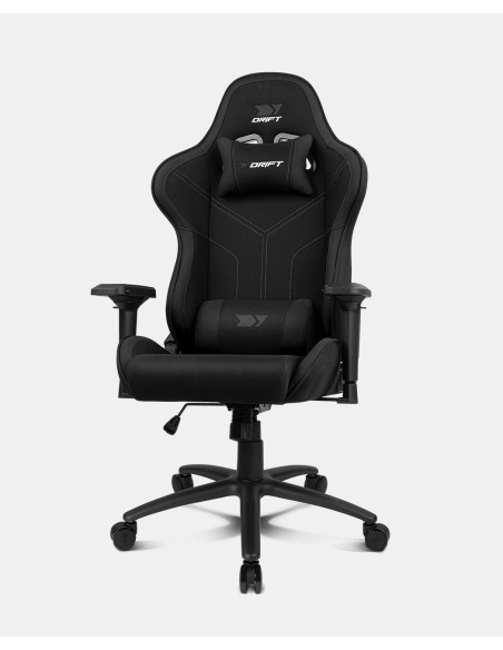 DR110BK silla para videojuegos Butaca para jugar Asiento acolchado Negro
