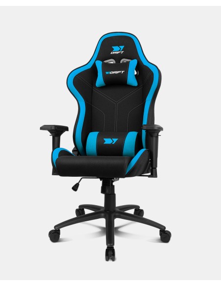 DR110BL silla para videojuegos Butaca para jugar Asiento acolchado Negro, Azul