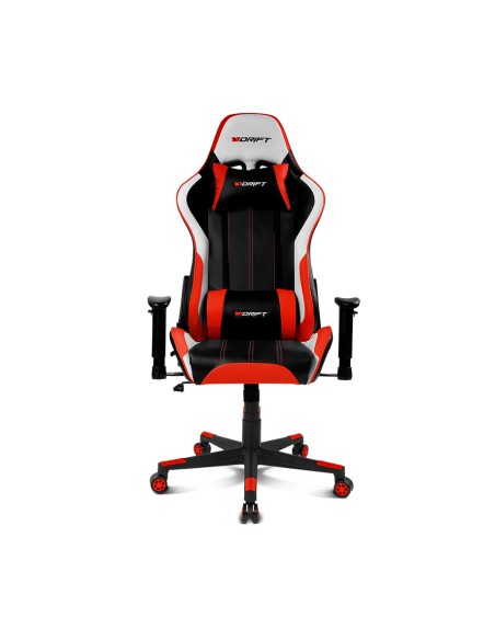 DR175 Silla para videojuegos universal Asiento acolchado Negro, Rojo, Blanco