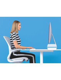 65040036 soporte para monitor 68,6 cm (27") Azul, Blanco 2